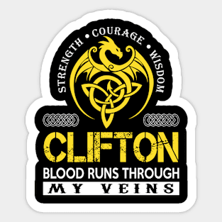 CLIFTON Sticker